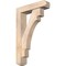 Ekena Millwork Merced Craftsman Smooth Bracket w/ Offset Brace, Douglas Fir, 5 1/2"W x 22"D x 34"H BKT0604X22X34MRC04SDF - alternate 1